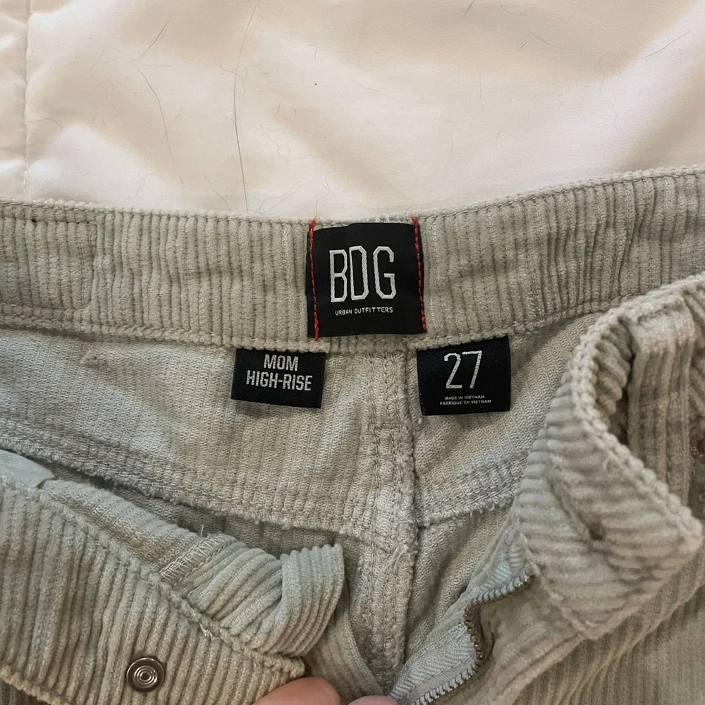 Mint/light green Urban Outfitter (BDG) corduroy pants - Picture 2 of 5